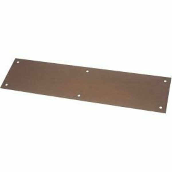 Yale Commercial Rockwood Push Plate, 4"L x 16"H, Oxidized Satin Bronze 85888